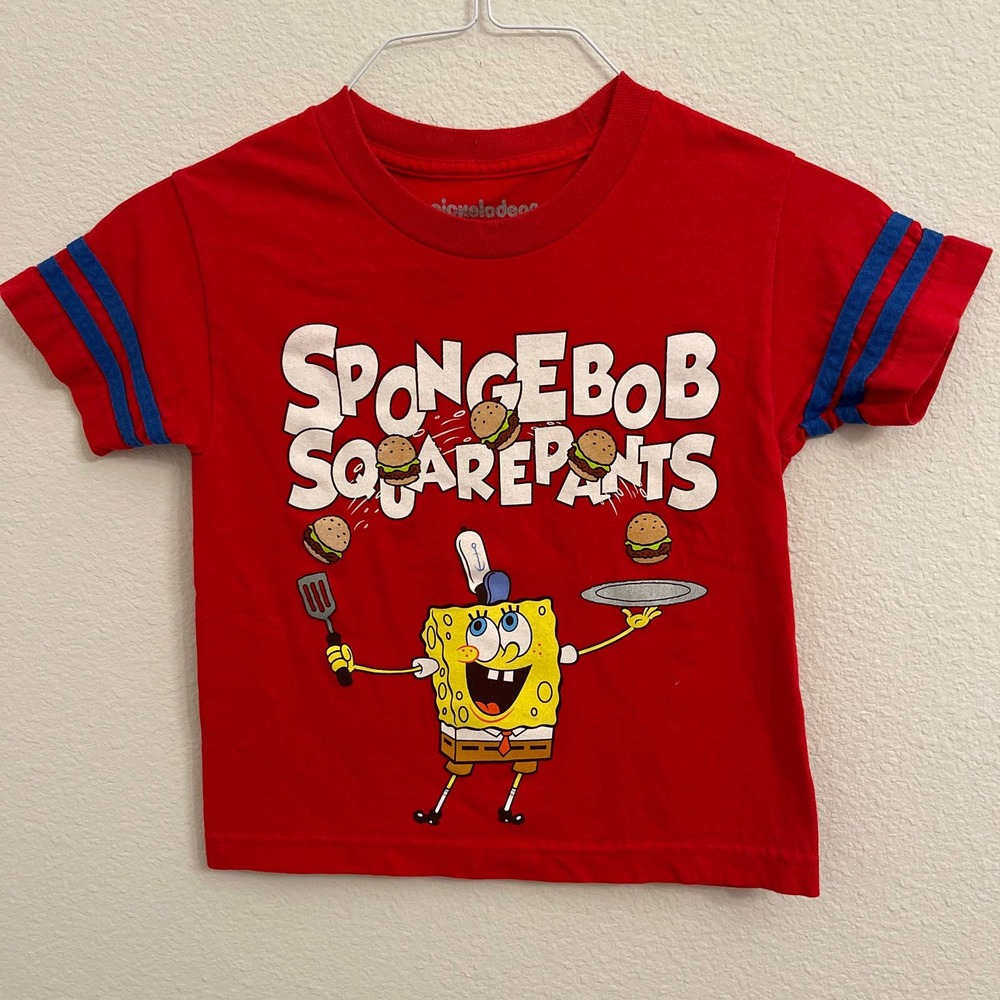 Nickelodeon T-shirt Sponge Bob Square Pants kids Sz XS pre-owned